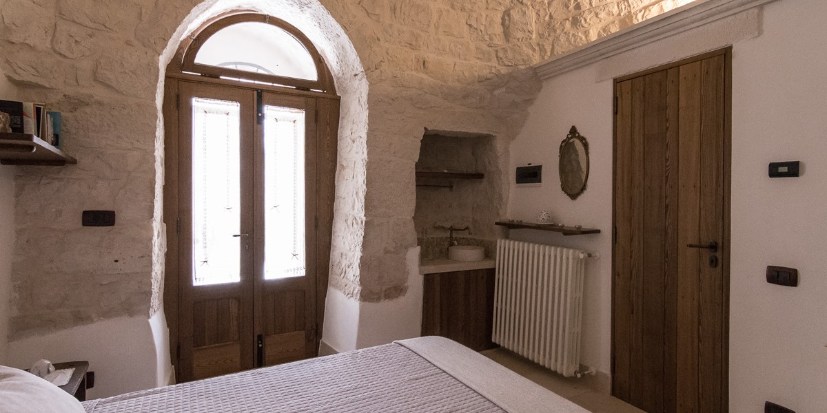 Trullo Loco Bedroom 2 View To Door