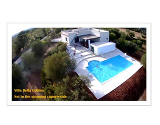Villa with large pool and panoramic views of the surrounding countryside