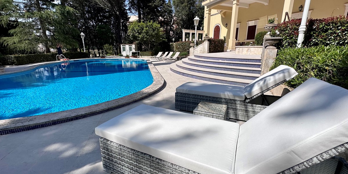 Villa Valeria Rattan Sun Loungers A