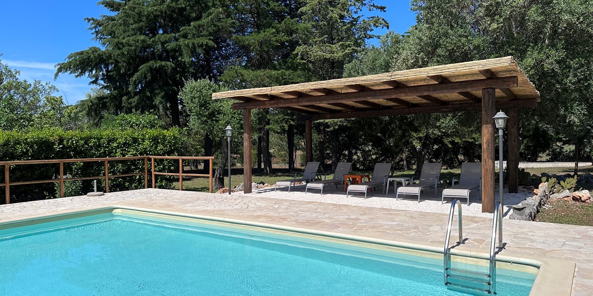 Trullo Sorellina Pool Gazebo