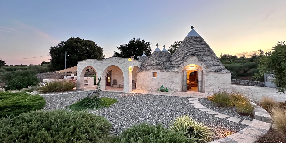 Trulli Pietra Luna Bosco Selva Night A