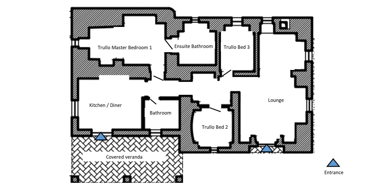 Trulli Pietra Luna Bosco Selva Floor Plan 1